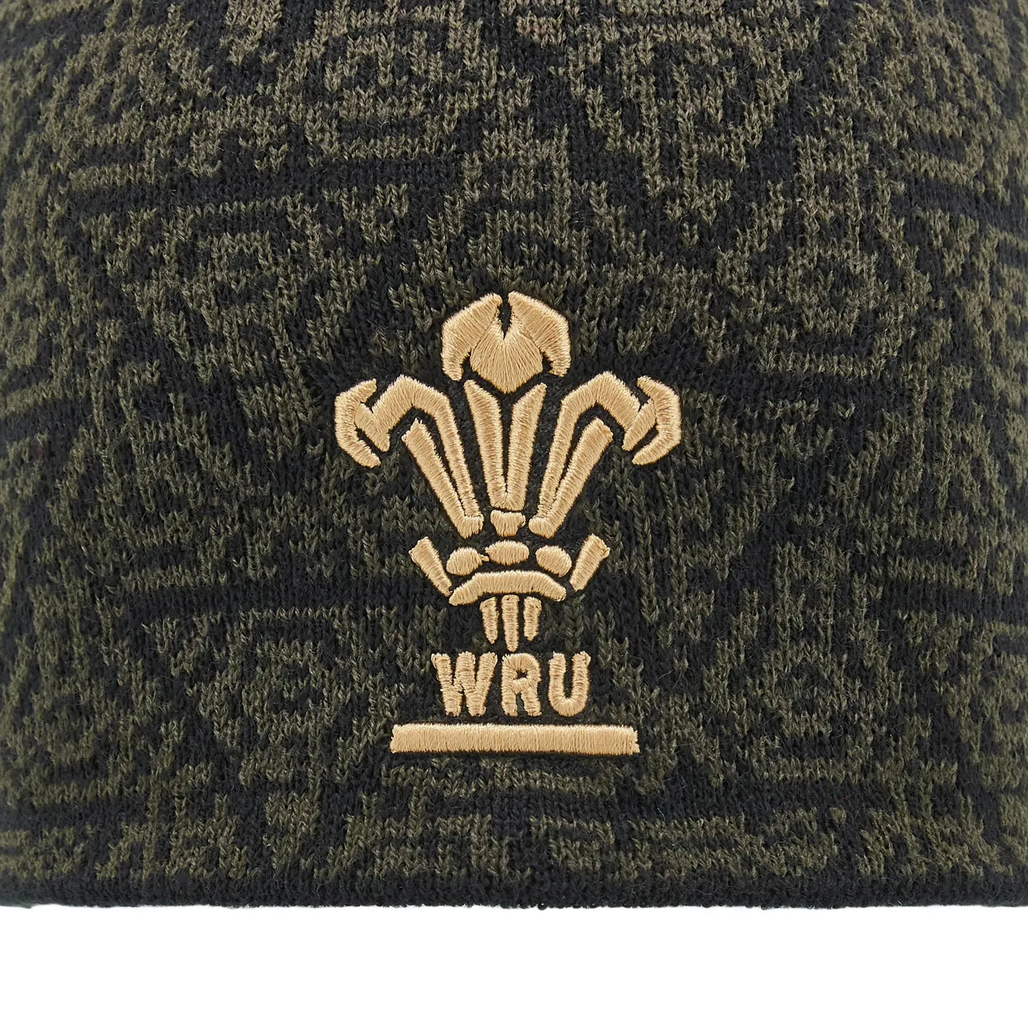 Macron Wales WRU 2024/25 Six Nations Skull Knit Beanie