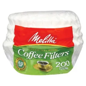 Melitta Super Premium White Coffee Filters 200ct