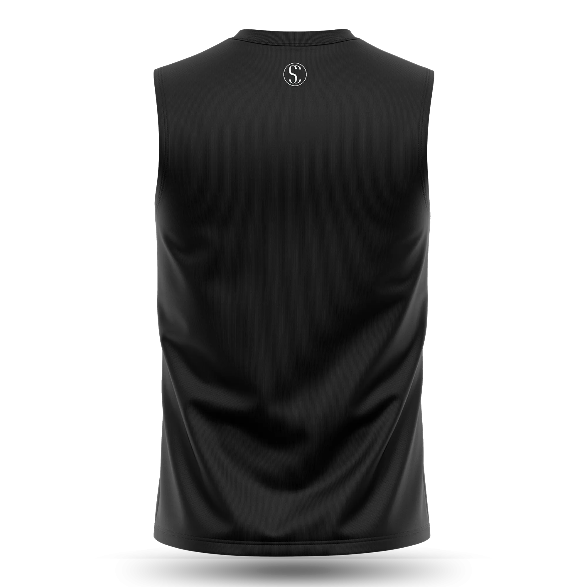 Men's Black Cotton Tank Top Sleeveless Shirt