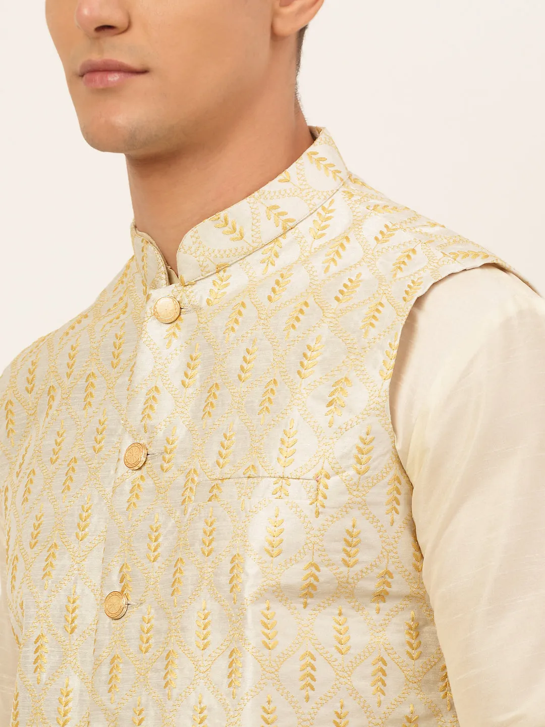 Men'S Embroidered Waistcoat