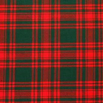 Menzies Green Modern Light Weight Tartan Scarf