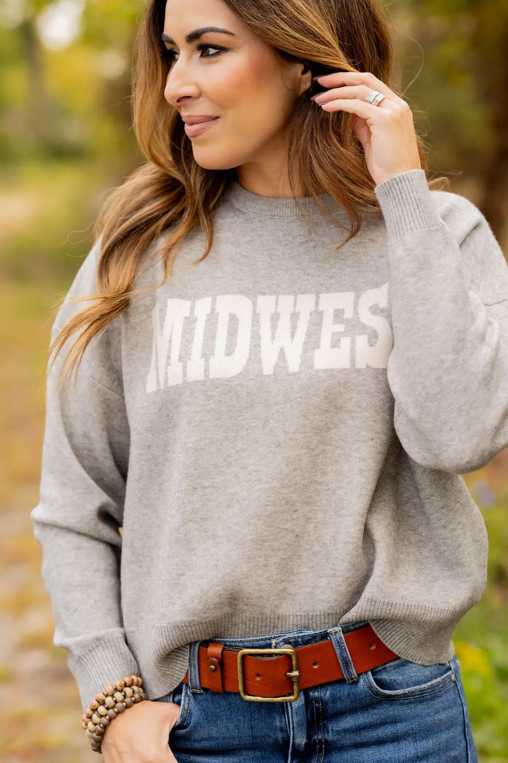 Midwest Heathered Sweater