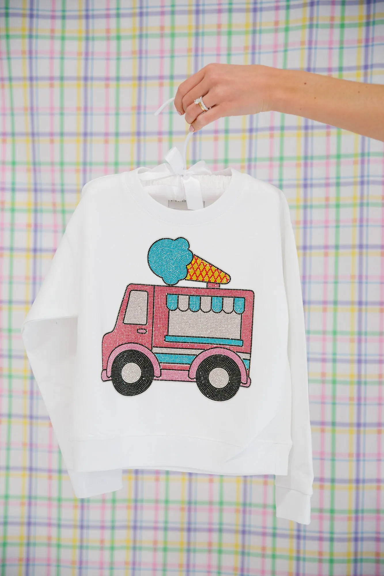 MINI KIDS ICE CREAM TRUCK PULLOVER