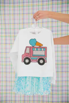 MINI KIDS ICE CREAM TRUCK PULLOVER