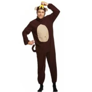 Monkey Adult Jumpsuit Costume