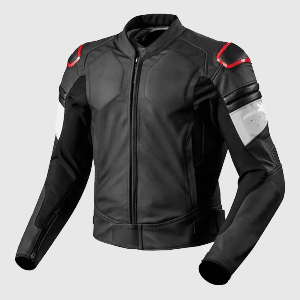 Motorcycle Racing Leather Riding Jacket