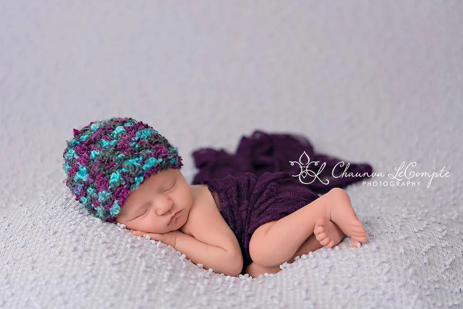 Newborn Confetti Beanie Hats - You Choose Color