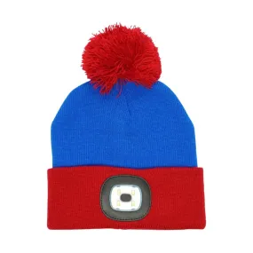 Night Owl Kids' Rechargeable LED Beanie - Blue