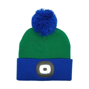 Night Owl Kids' Rechargeable LED Beanie - Green