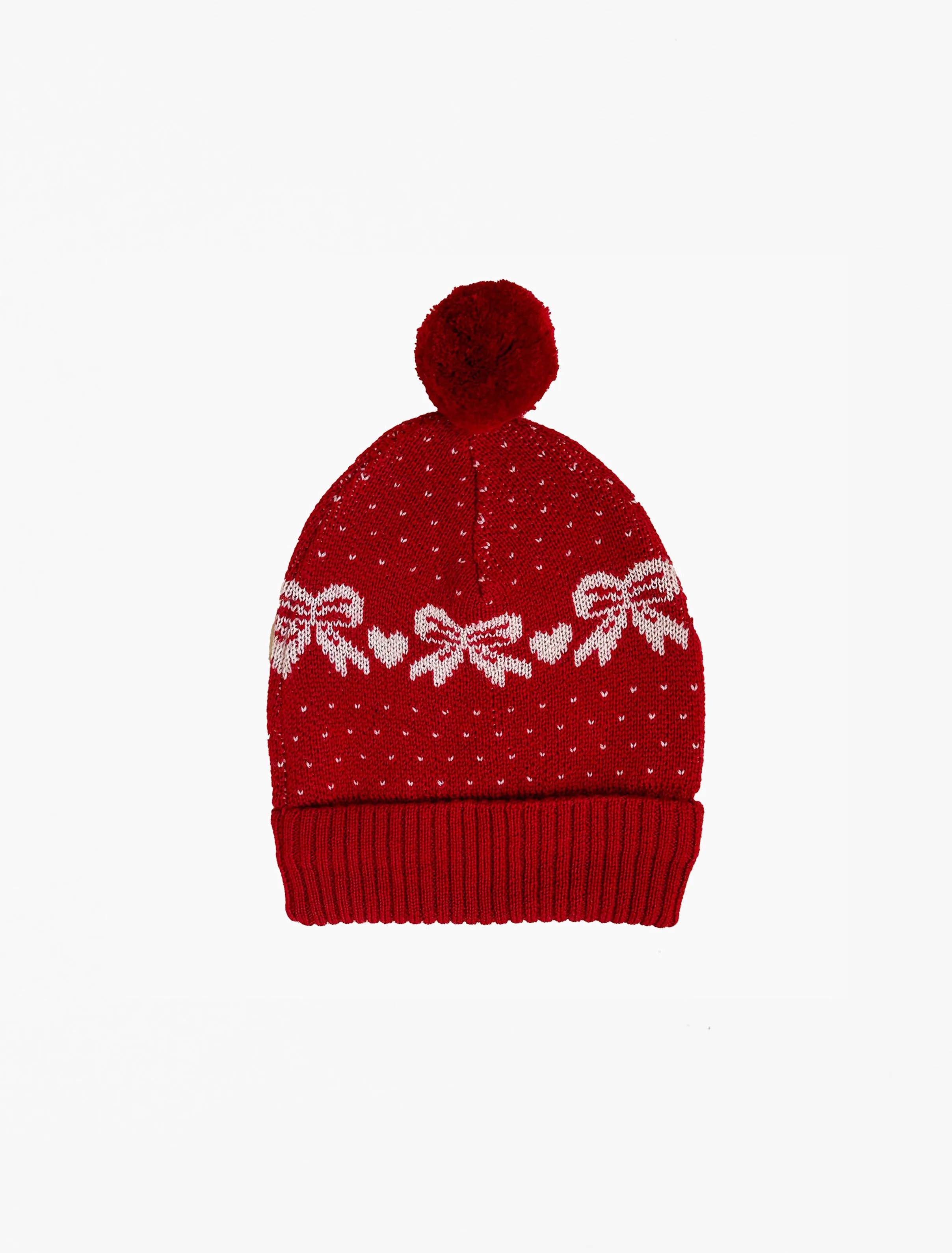 Noe Beanie in Red Bow