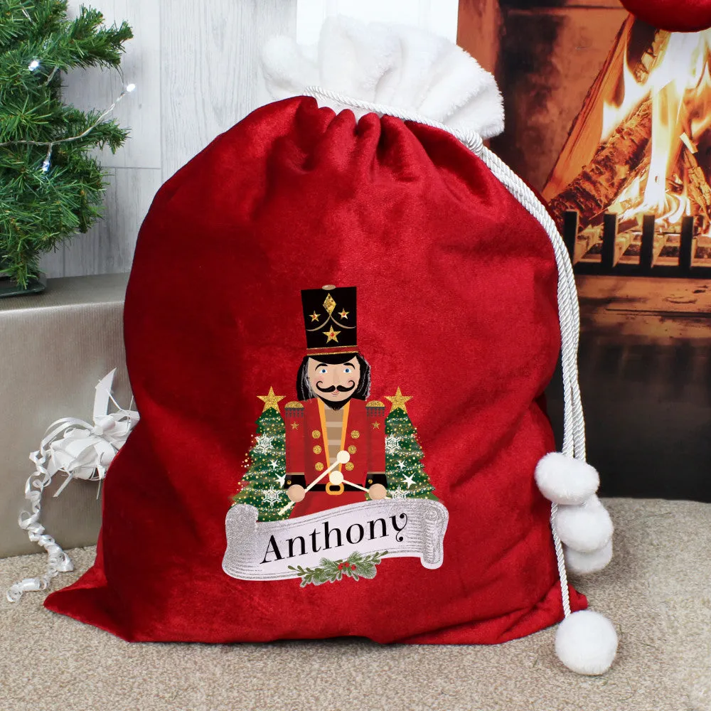 Nutcracker Santa Sack - Personalised