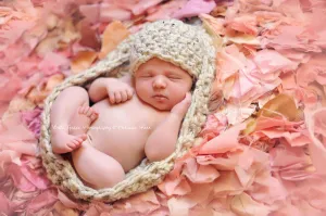 Oatmeal Baby Bowl And Hat Set