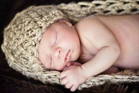 Oatmeal Baby Bowl And Hat Set