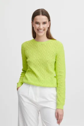 Olivette Pullover - Green Glow