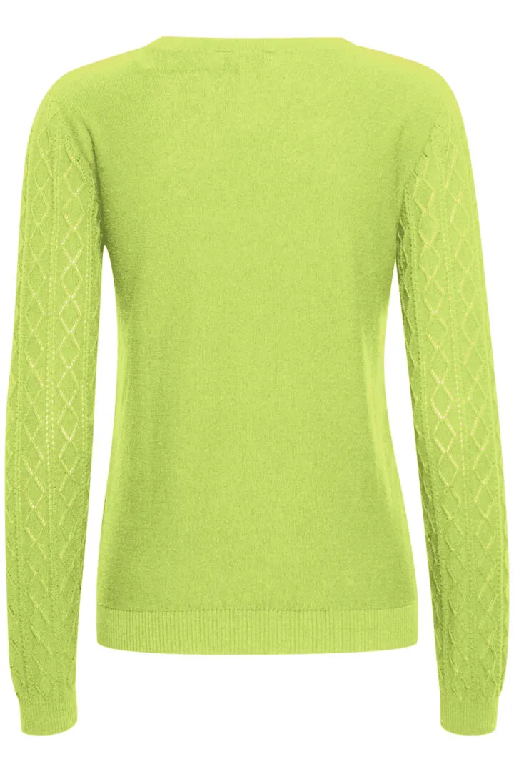 Olivette Pullover - Green Glow