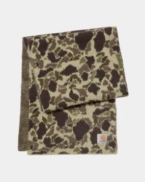 Palmer Scarf | Green Camo Duck Jacquard