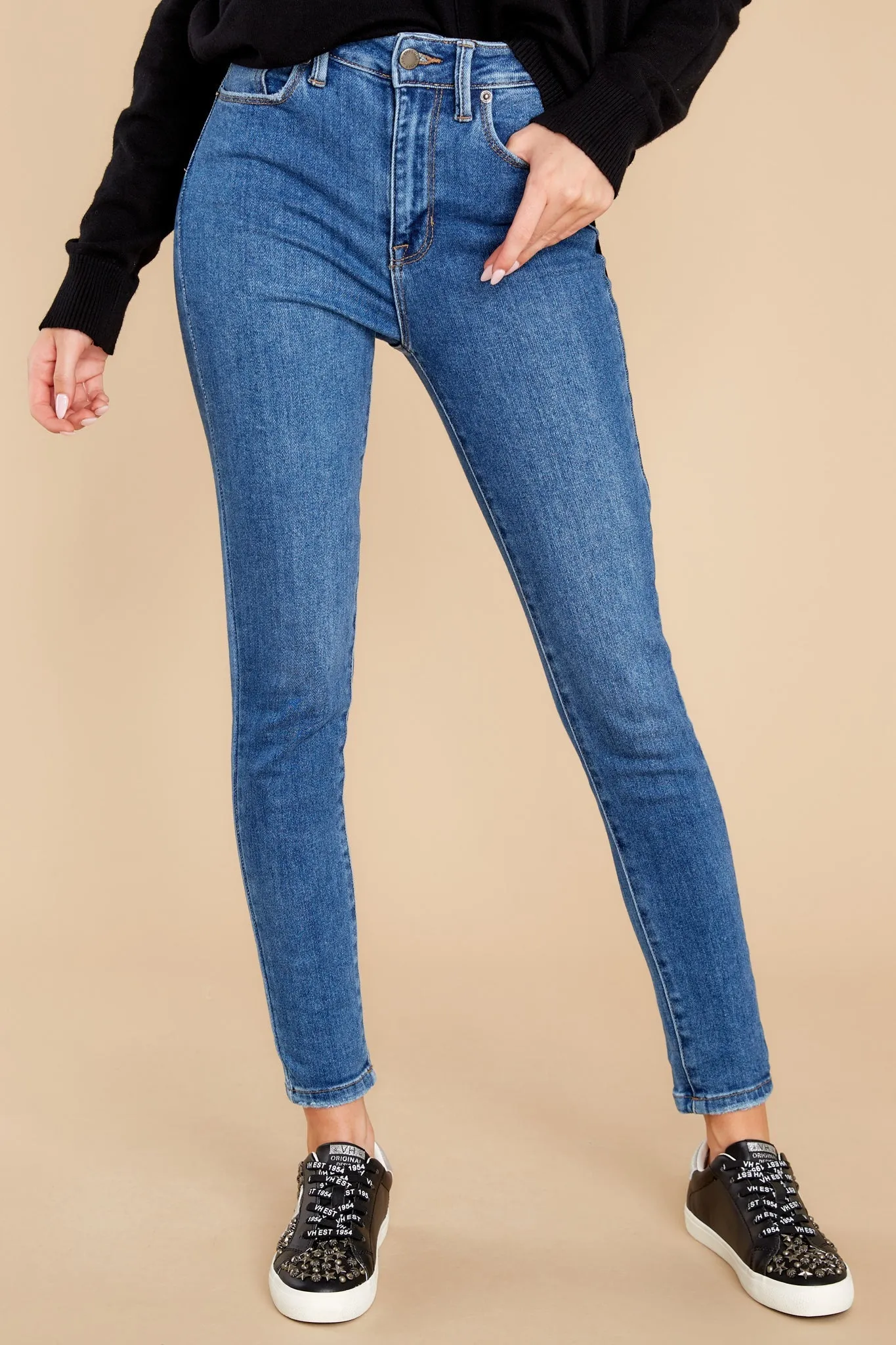 Perfect Vision Medium Wash Skinny Jeans