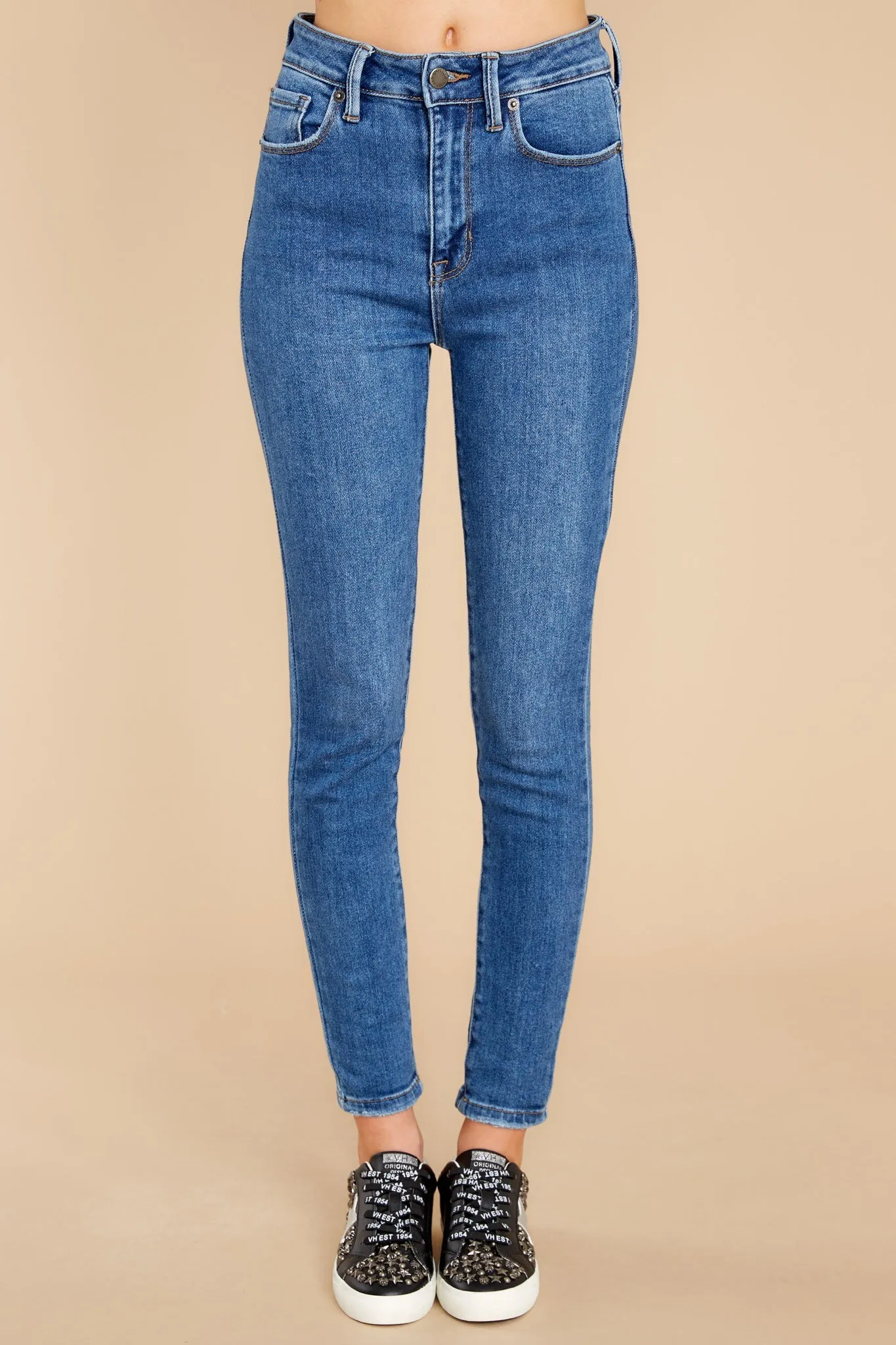 Perfect Vision Medium Wash Skinny Jeans