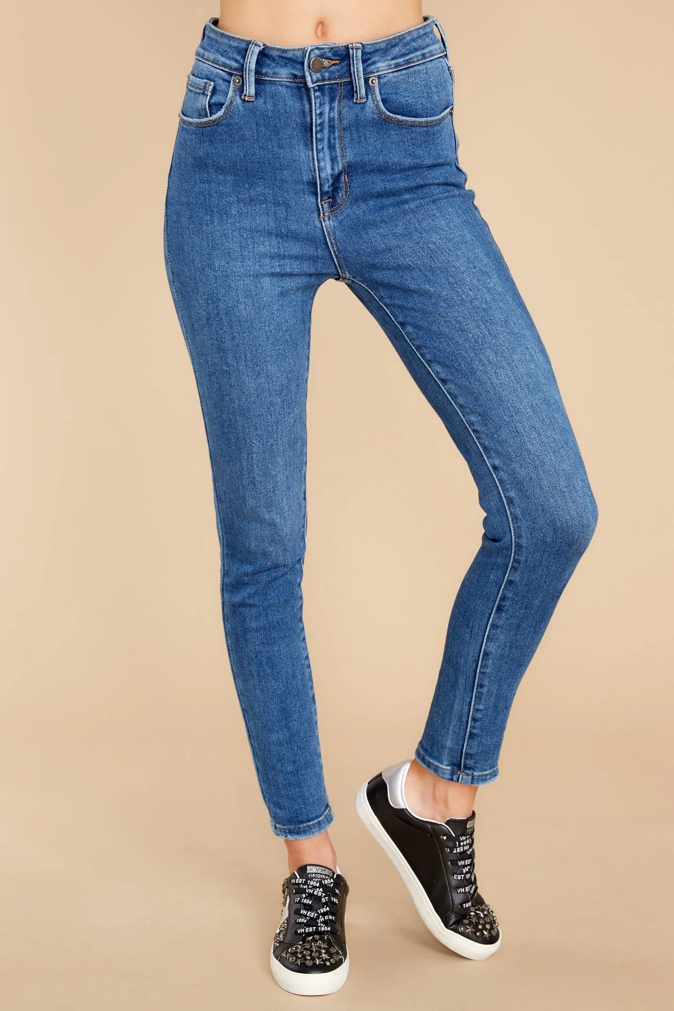 Perfect Vision Medium Wash Skinny Jeans