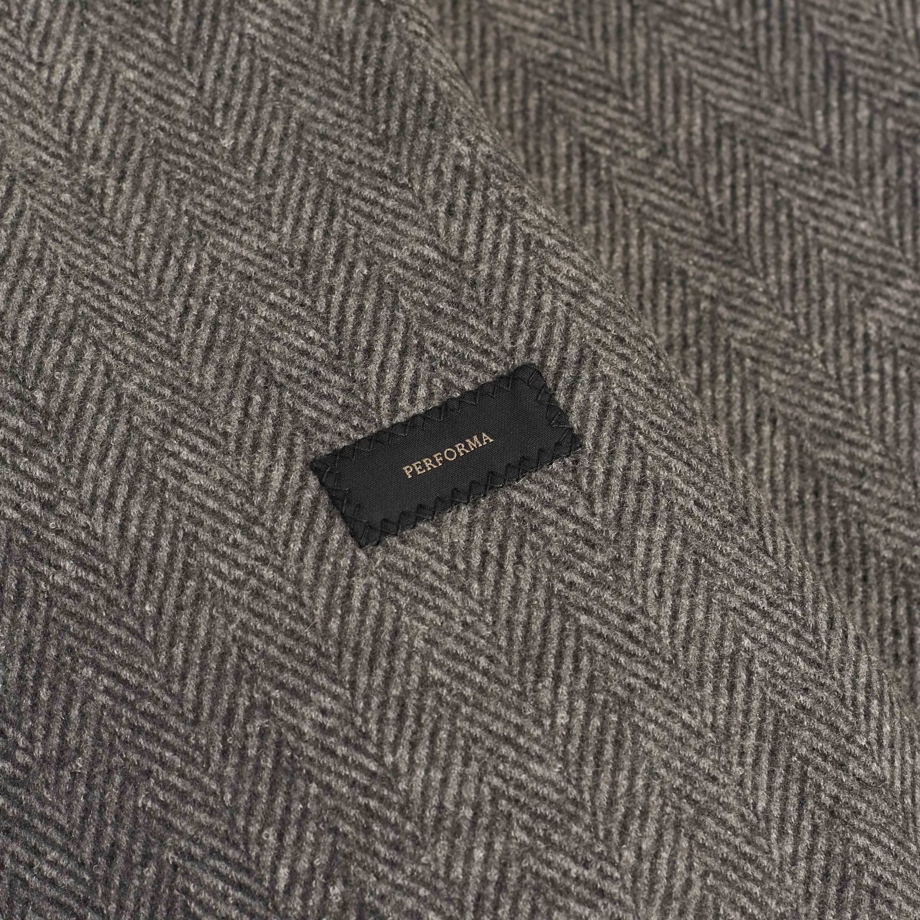 Performa Field Jacket In Black Technical Silk & Cashmere