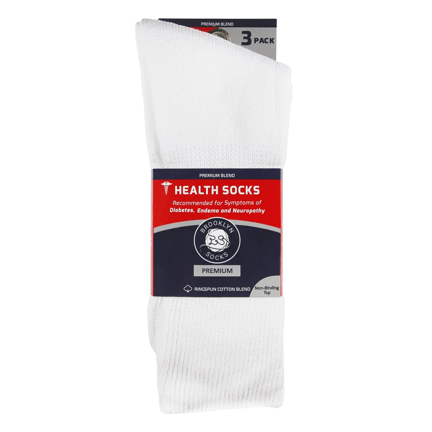 Premium Cotton Diabetic Loose Top Socks