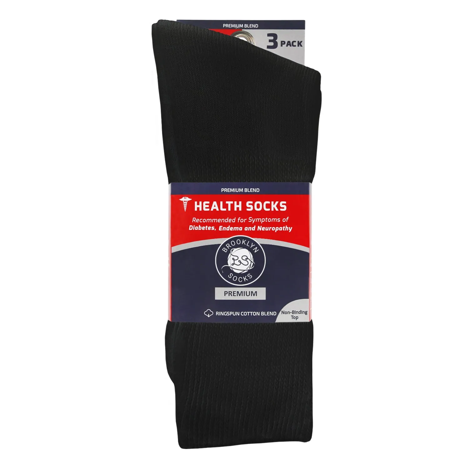 Premium Cotton Diabetic Loose Top Socks