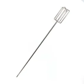 Premium Stainless Steel Drill Powered Mash Stirrer & Mixer - 1/4 Inch Hex Drive