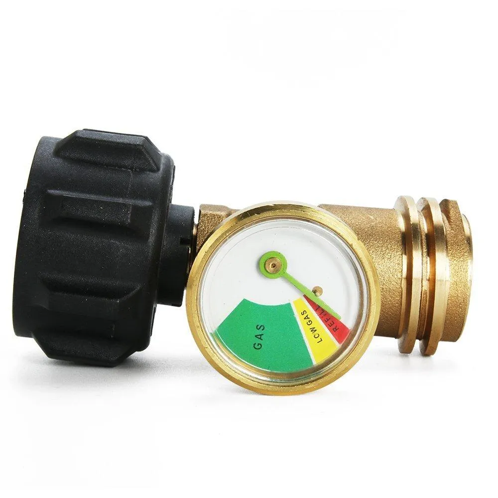 Propane Gauge, MYSWEETY Propane Tank Gauge/Leak Detector for QCC1/Type1 Propane Tank Cylinders Gas Pressure Meter