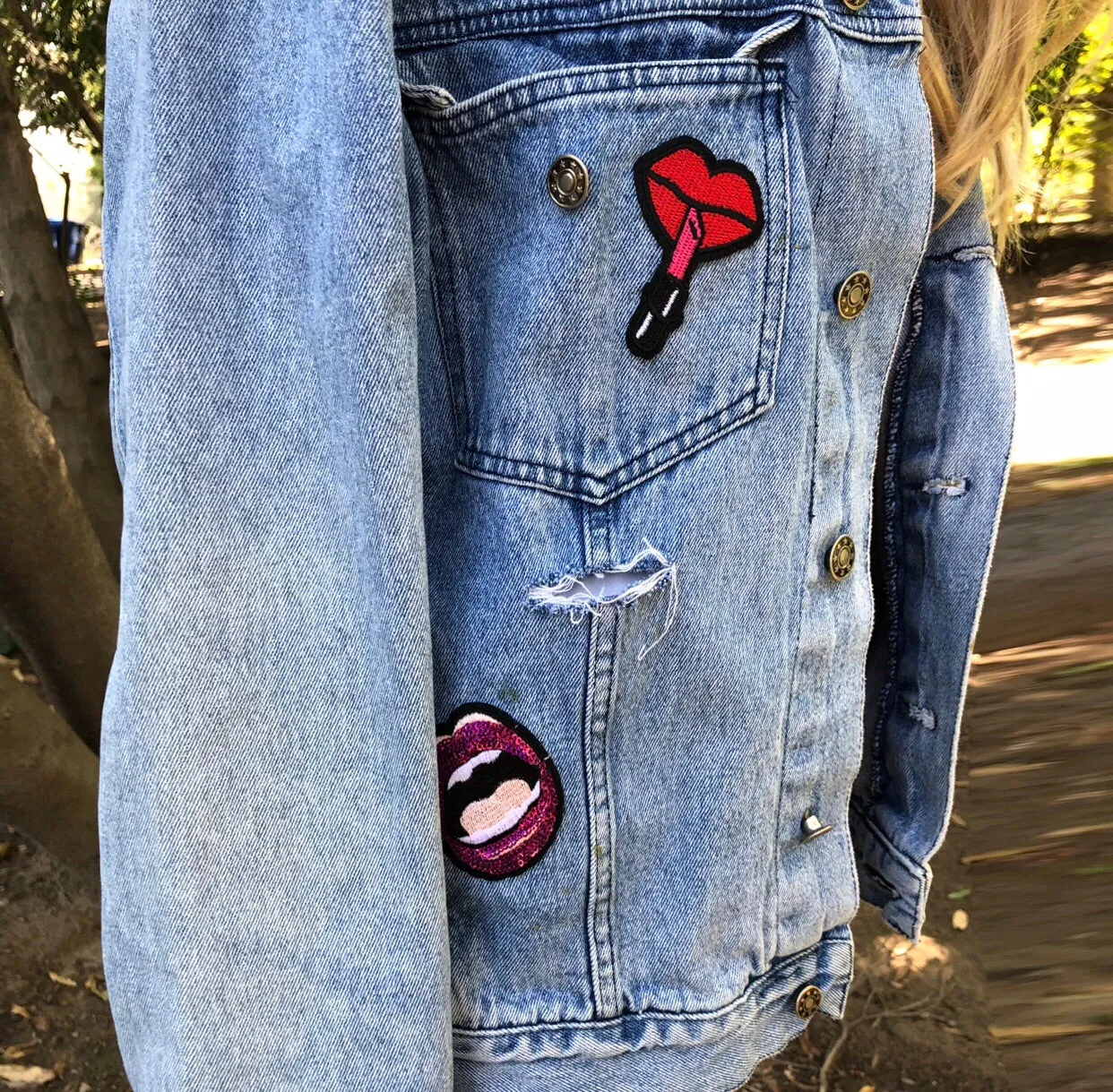 Punk Patch Denim Jacket