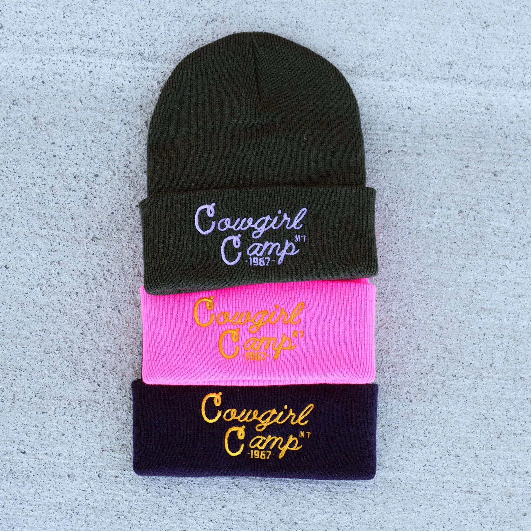 "Cowgirl Camp" Beanie