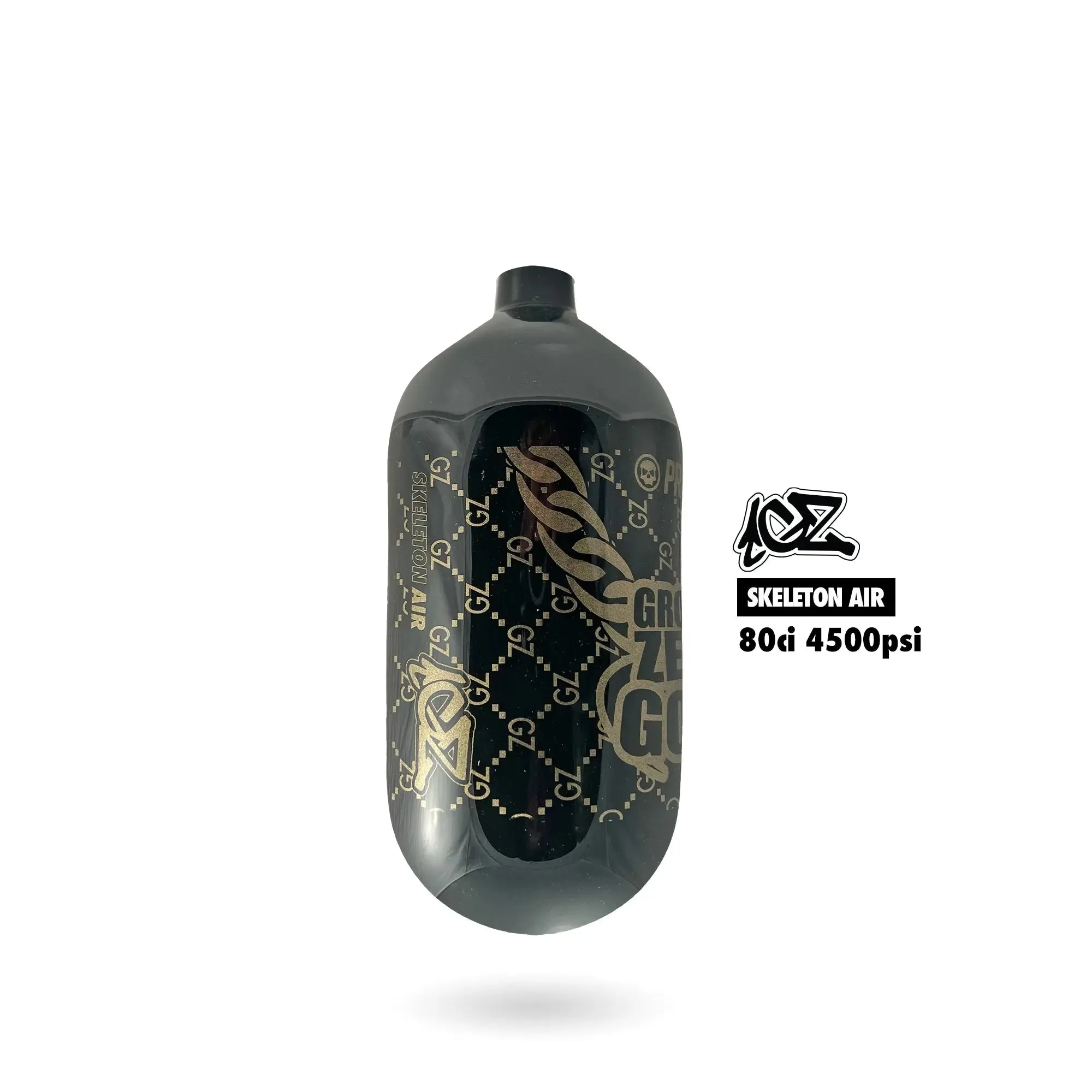 "TEAM SERIES" GROUND ZERO AIR TANK (BOTTLE ONLY) 80ci / 4500psi - LE