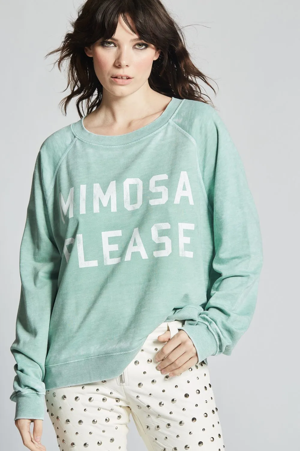 Recycled Karma Mimosa Please Sweatshirt