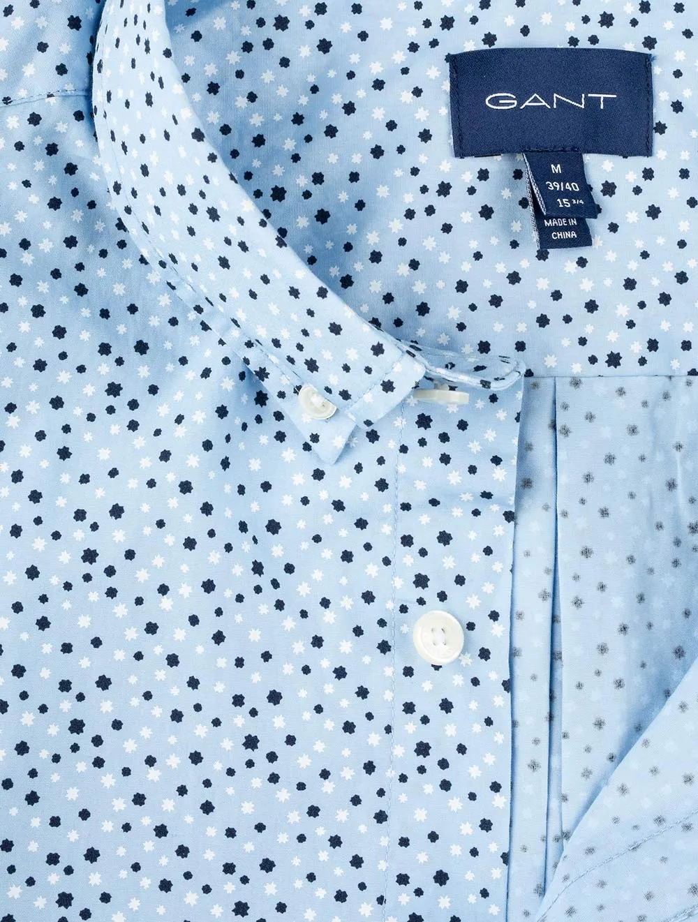 Reg Star Burst Shirt Powder Blue