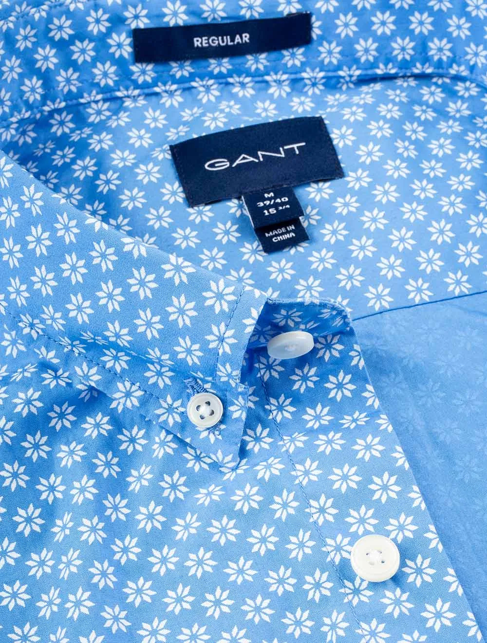 Regular Micro Star Shirt Clear Blue