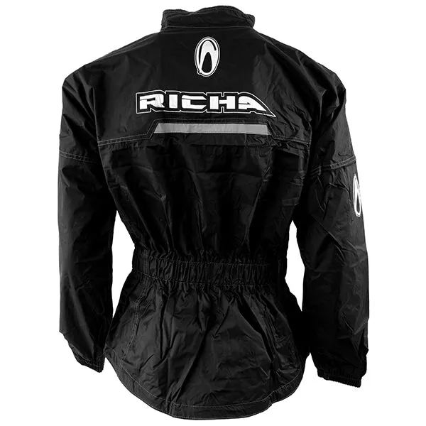 Richa Rain Warrior Waterproof Over Jacket - Black