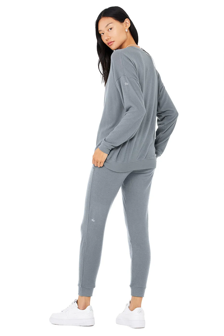 Soho Pullover & Soho Sweatpant Set - Steel Blue