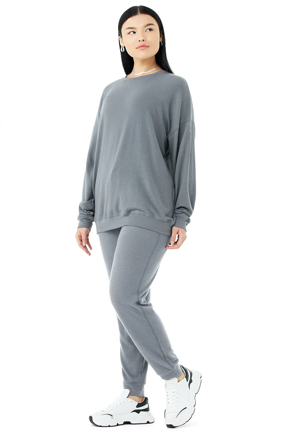 Soho Pullover & Soho Sweatpant Set - Steel Blue