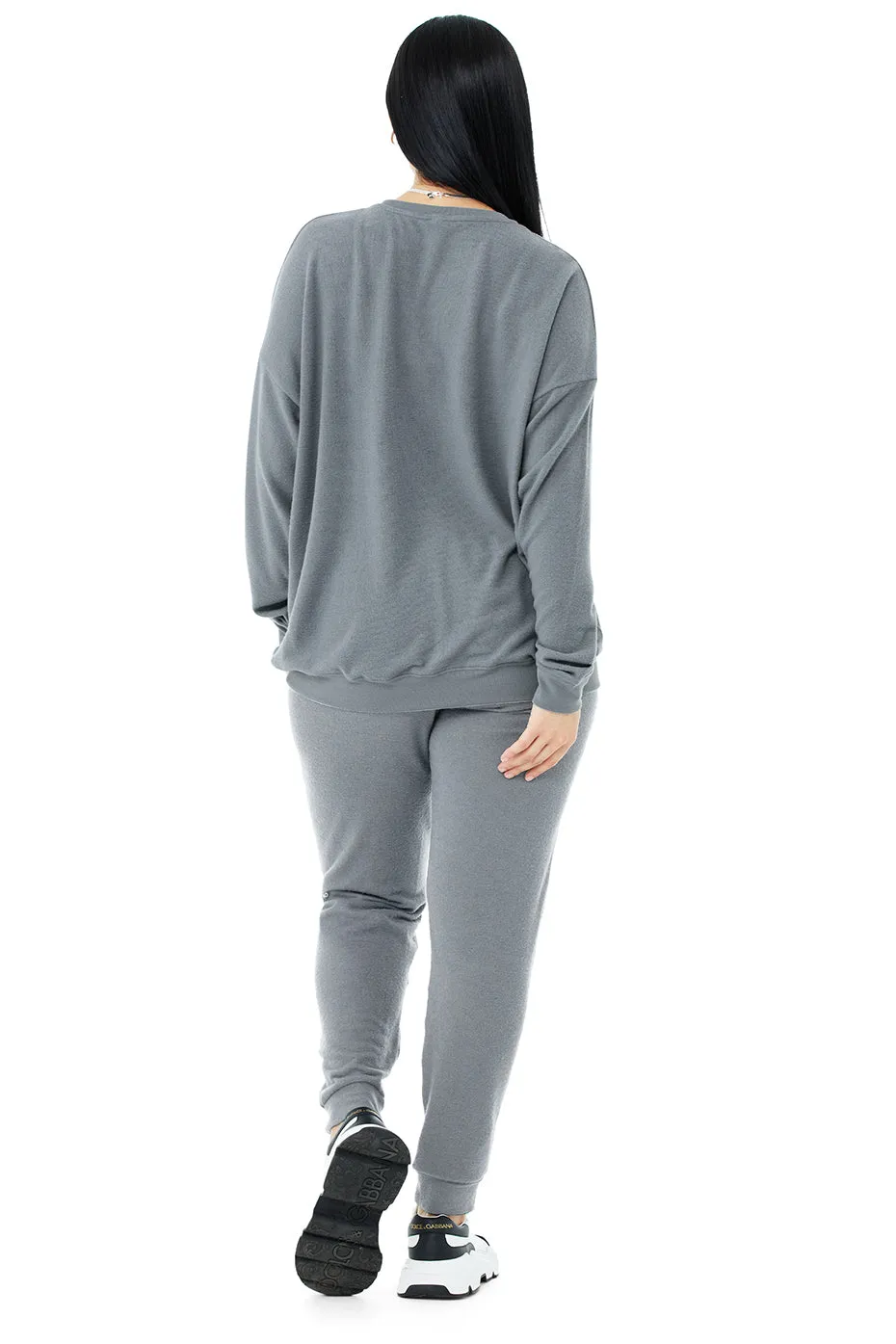 Soho Pullover & Soho Sweatpant Set - Steel Blue