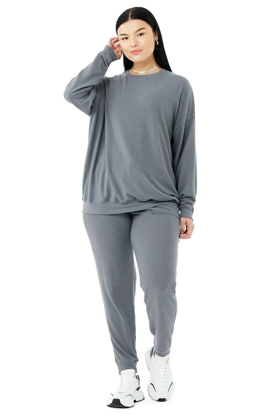 Soho Pullover & Soho Sweatpant Set - Steel Blue