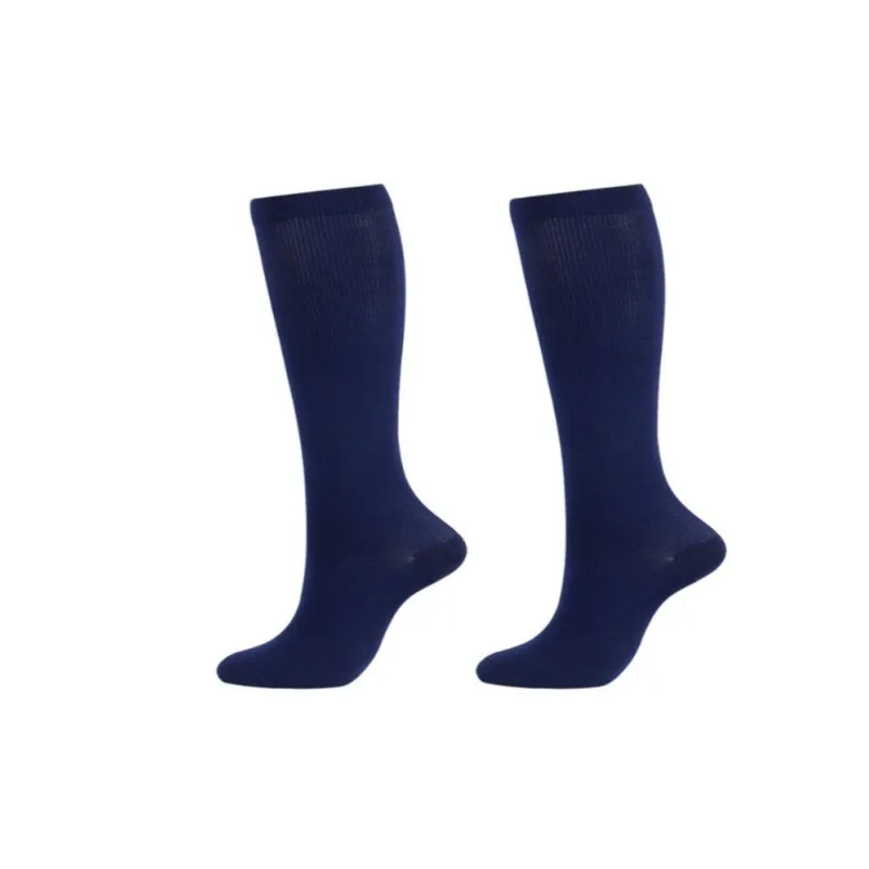 Solid Colors Compression Socks Fit For Sports