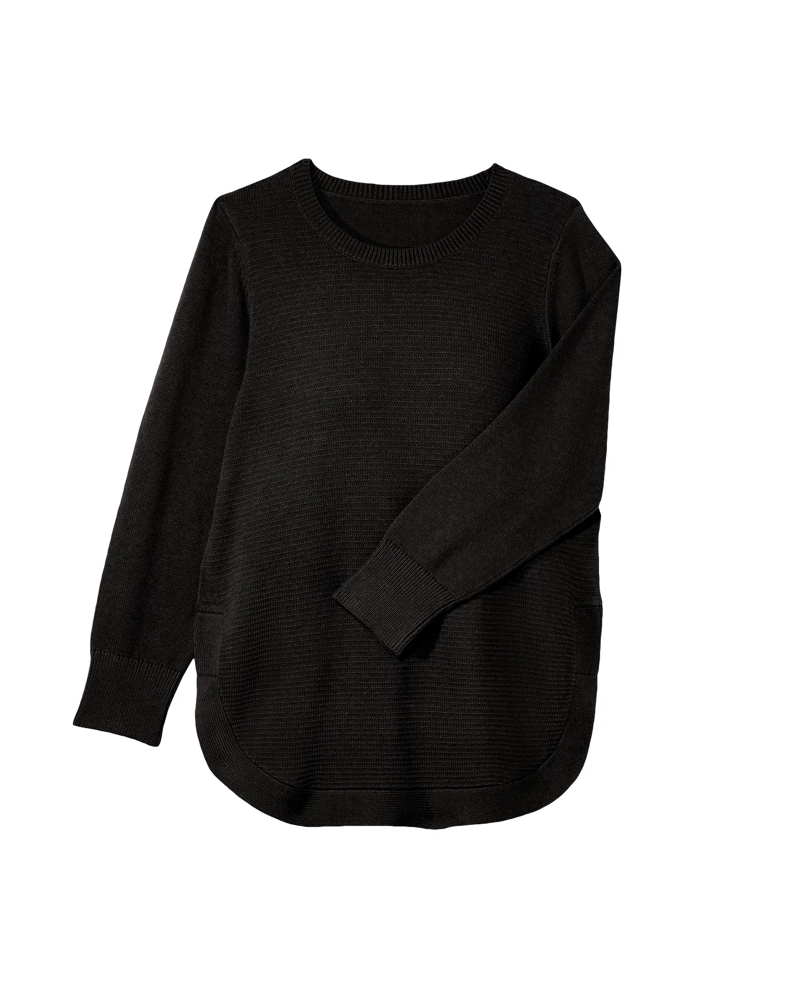 Sophie Cotton Sweater | Black