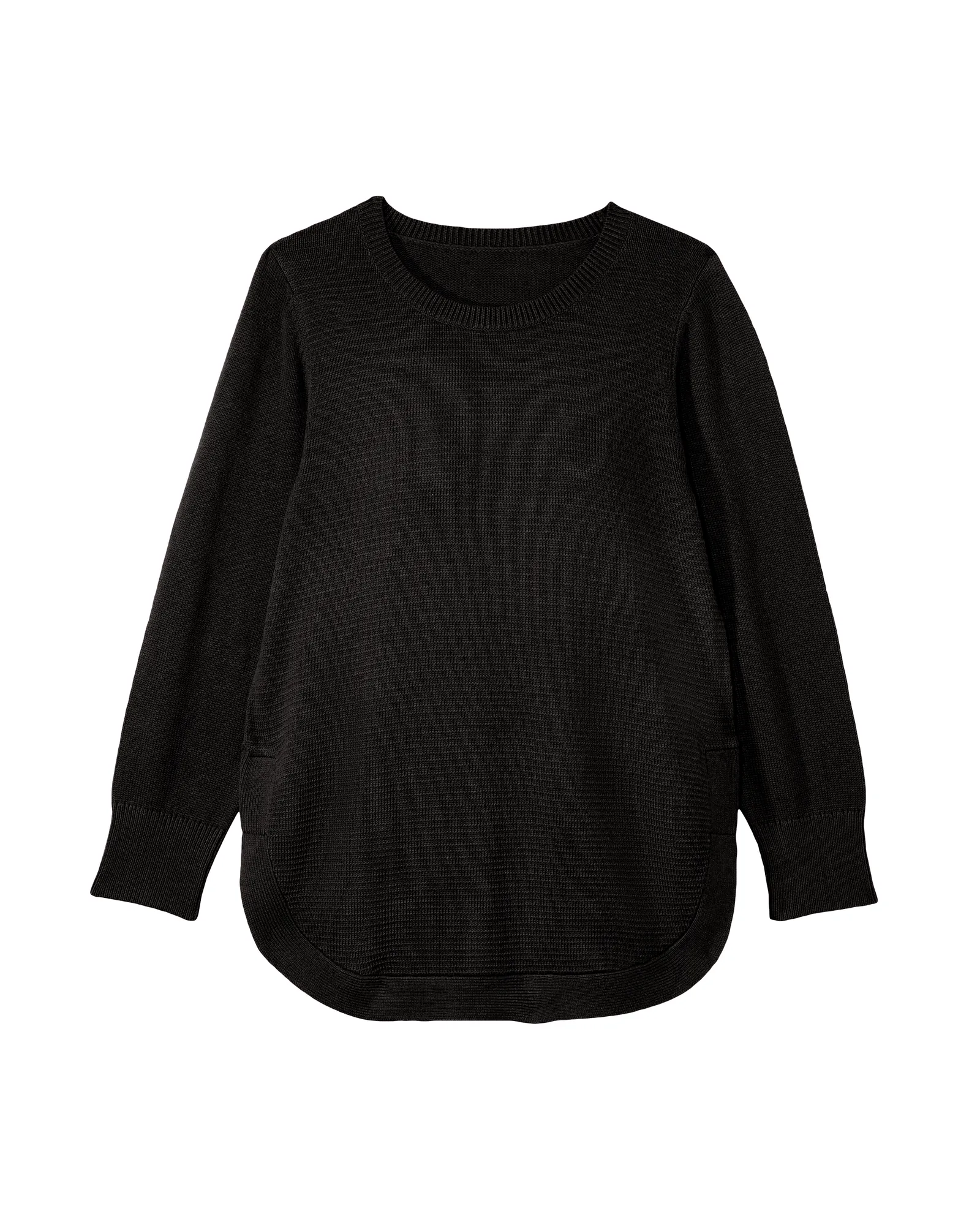 Sophie Cotton Sweater | Black