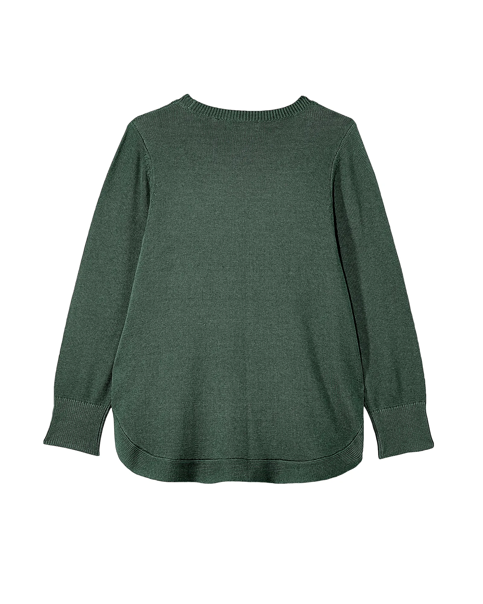 Sophie Cotton Sweater | Forest Green