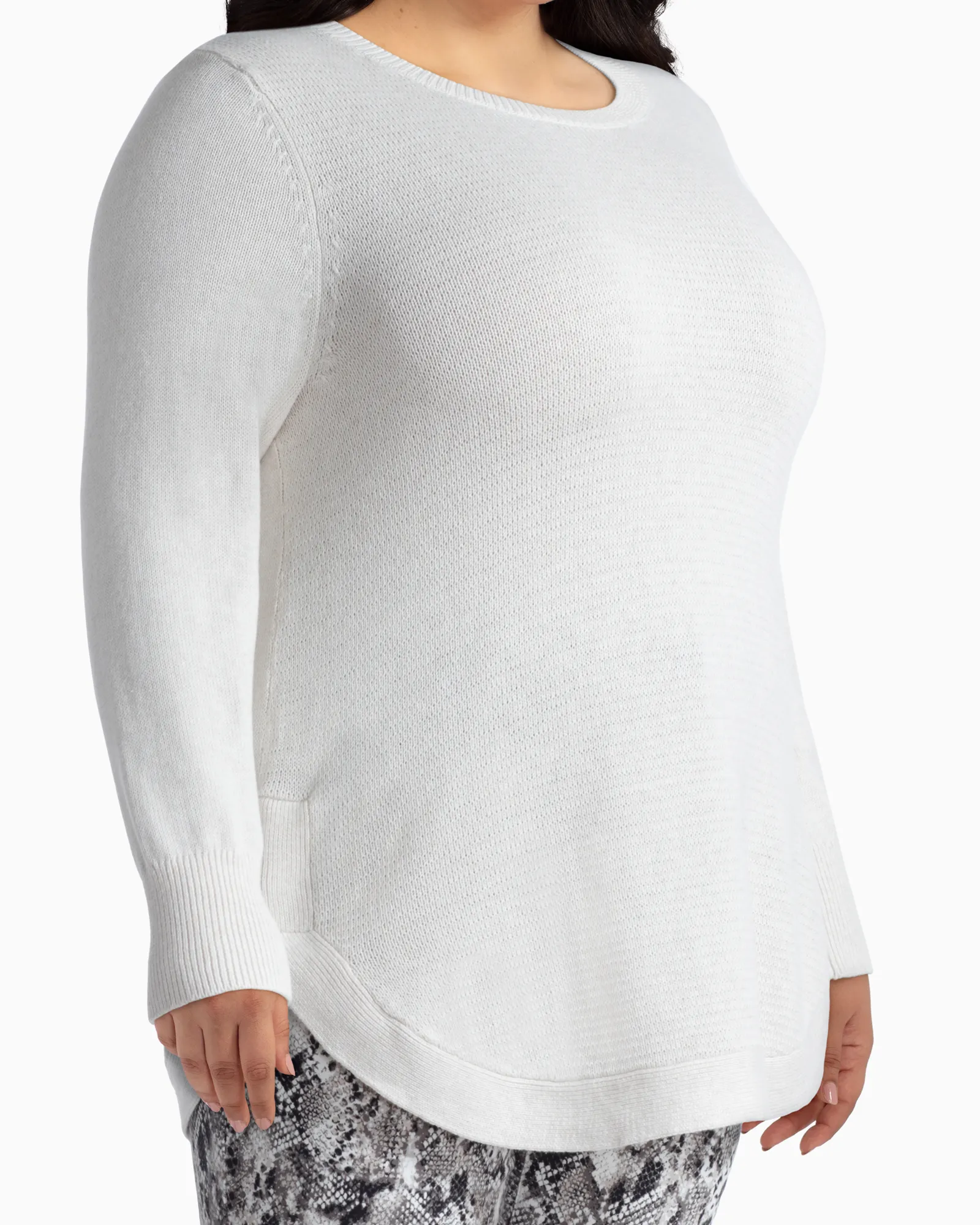 Sophie Cotton Sweater | Ivory