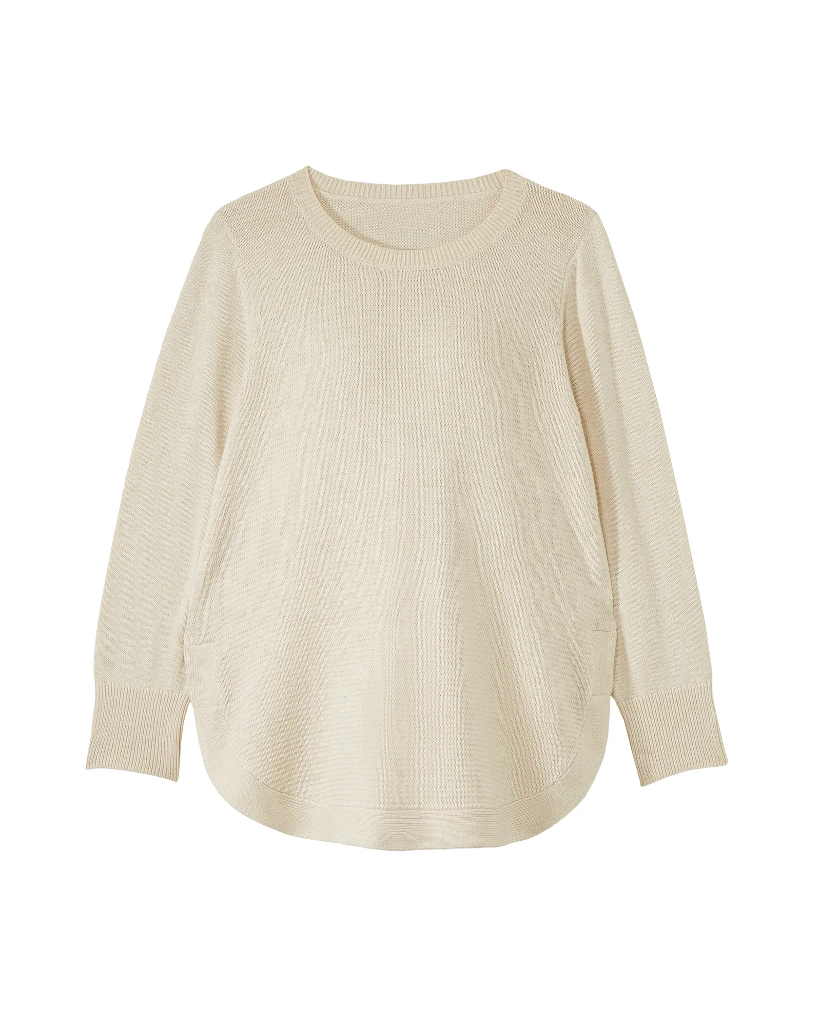 Sophie Cotton Sweater | Ivory