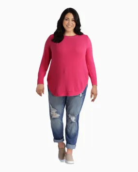 Sophie Cotton Sweater | Pink