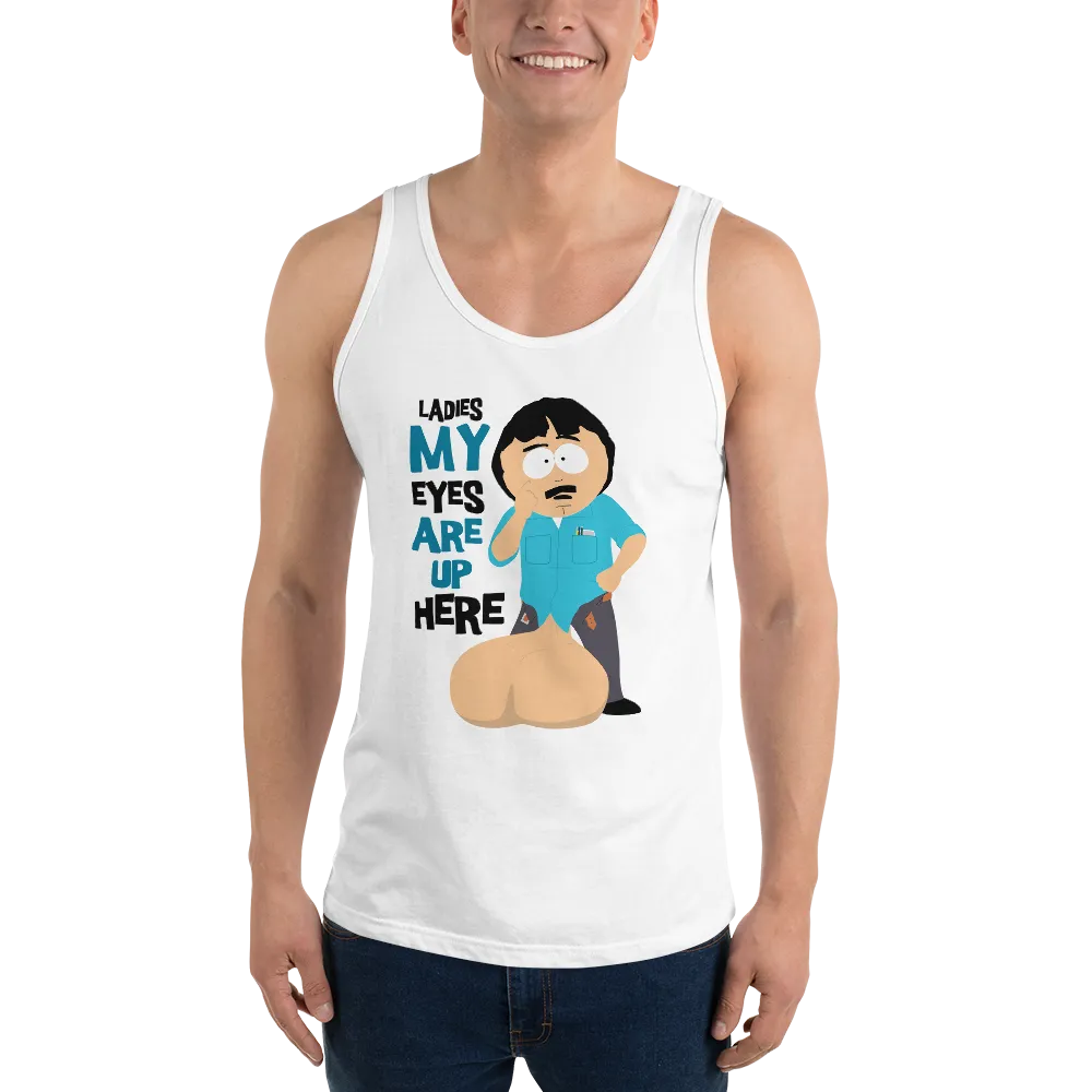 South Park Randy Eyes Up Here Unisex Tank Top