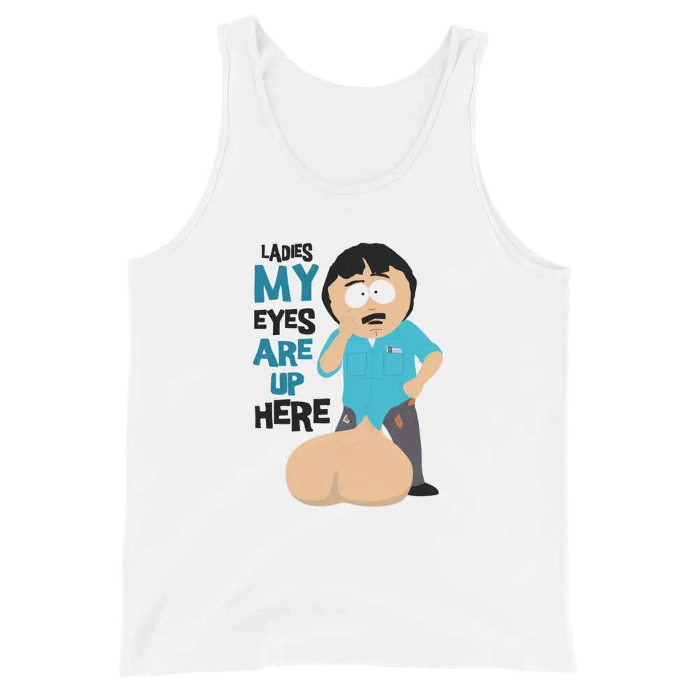 South Park Randy Eyes Up Here Unisex Tank Top