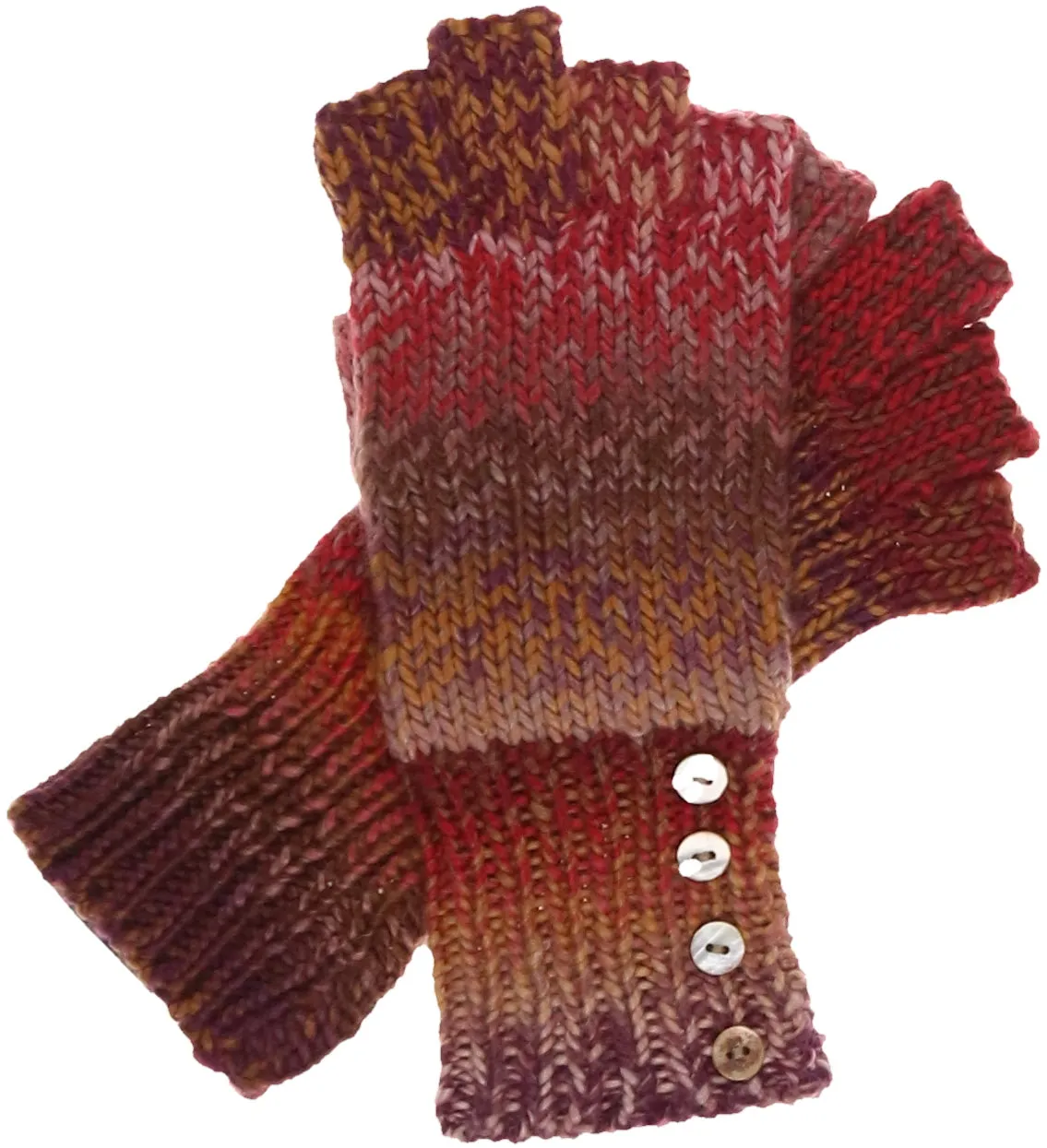 Space Dye Knit Fingerless Glove