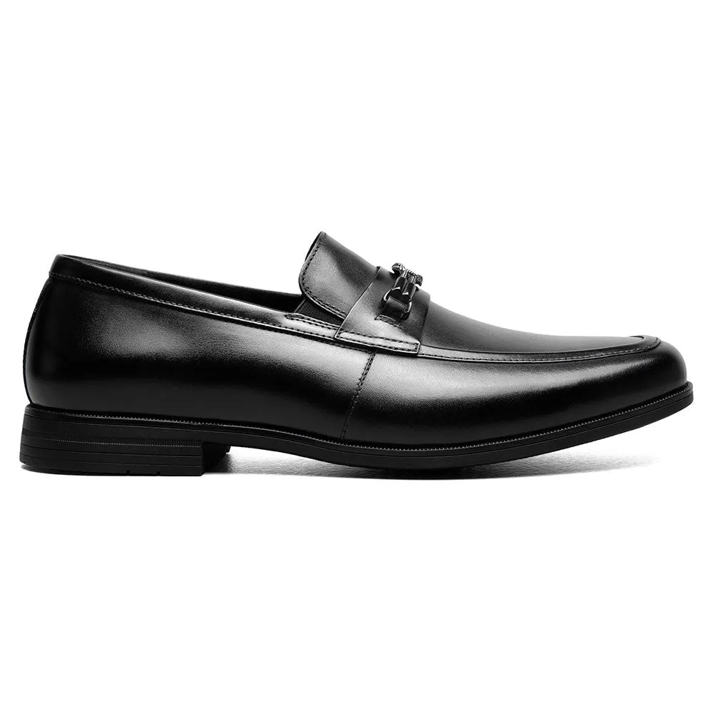 Stacy Adams Rellaire Black Moc Toe Bit Slip On Shoes